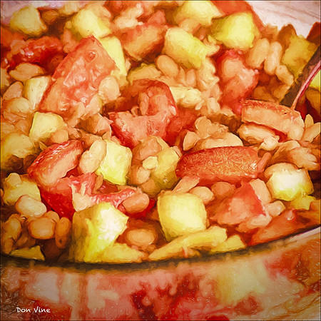 White Bean Salad with Tomato and Cucumber_150815_142352_15-HXSYQ