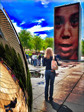 Millenium Park Fountain_110527_307__2-HXSCYV