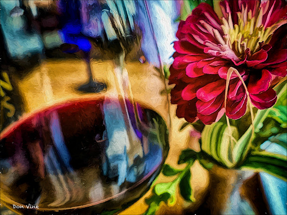 Farmhouse Red and a Zinnia_140910_17082-HXSYA