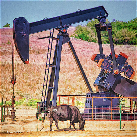 Oil- Cattle and Blue Sky_101003_1202-XSYQ